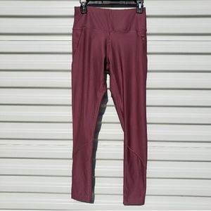 Mondetta dusty rose leggings with zip pocket